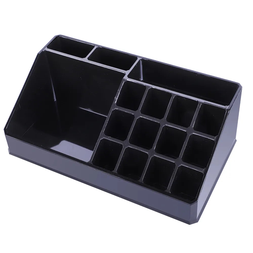 Premium Makeup Organizer - Stylish Storage Solution For Lipsticks, Cosmetic Brushes, Eyeliners, And Nail Polishes